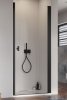 Radaway Nes Black Dwj I Drzwi wnękowe 80cm prawe szkło przejrzyste